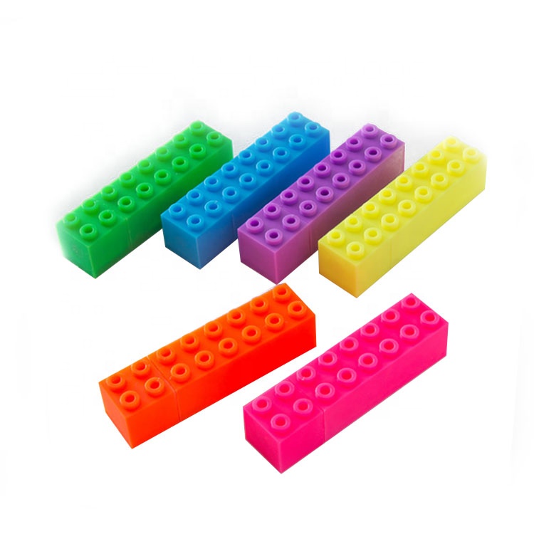 Рекламные подарки building block форма красочные пластиковые highlighter pen