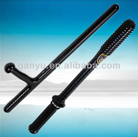 Tonfa/T-образная дубинка с поликарбонатом для полицейских беспорядков/PC-дубинка/резиновая дубинка