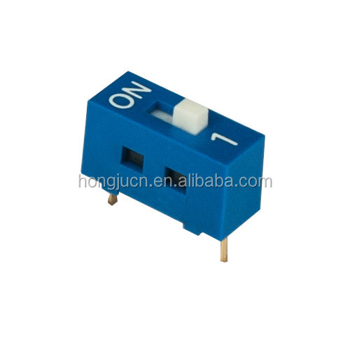 1 позицию 2 pin микро Dip-переключатель с UL94V0 уровня