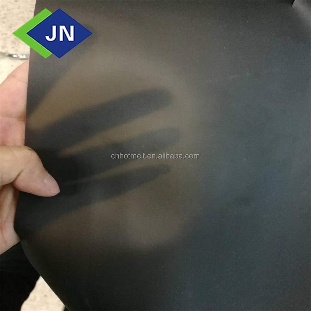 TPU пленка матовая черная полупрозрачная Высокая толщина для 3C Eletronic Защитная крышка