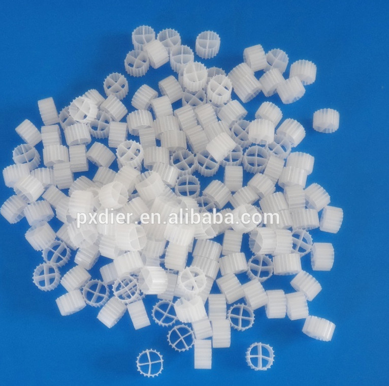 Бионоситель PP ,PE,HDPE Mbbr, биологический фильтрующий среды, биопленочный носитель MBBR