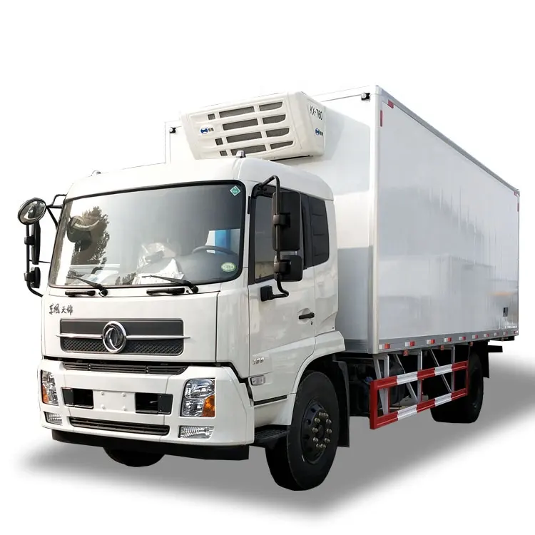 dongfeng mini refrigerated van truck for meat and fish,Fruit and vegetable cold chain  box car