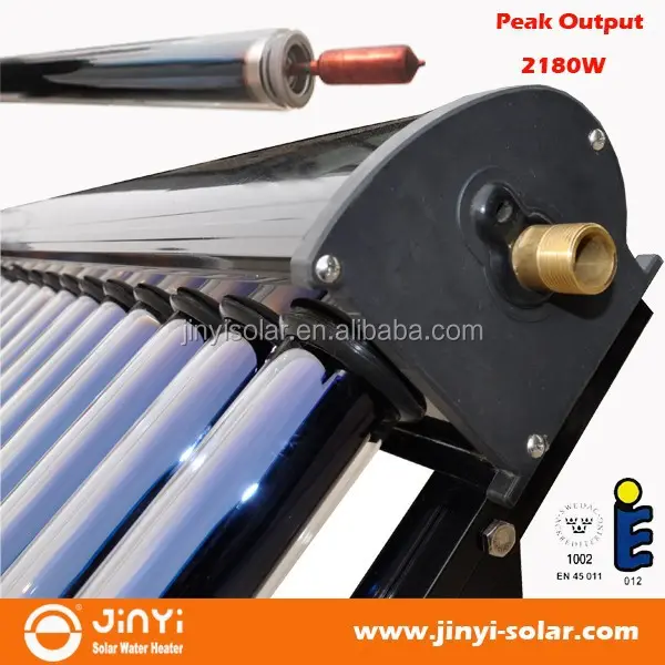 30 Tubes Solar Keymark EN12975 Heat Pipe Vacuum Solar Collector System for Home Hot Tap Water
