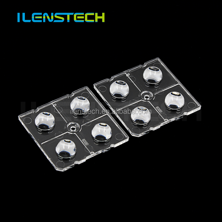 SMD 3535 3030 светодиодные оптические линзы 50 мм 2x2 светодиодные линзы