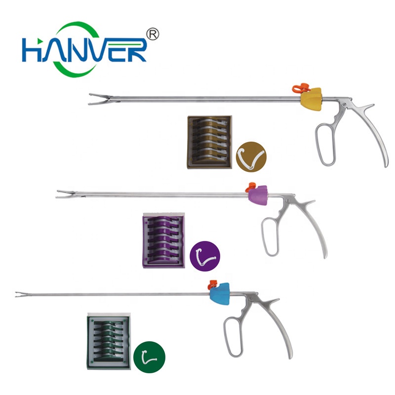 Лапароскопические инструменты Bioabsorbable Ligating Clips Applier полимер Ligation