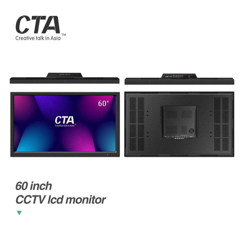 60 дюймов cctv ЖК-монитор панель для безопасности
