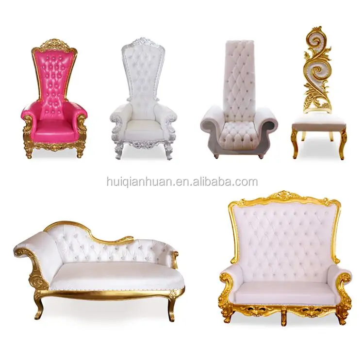 High Quality king throne chair rental restaurant furniture