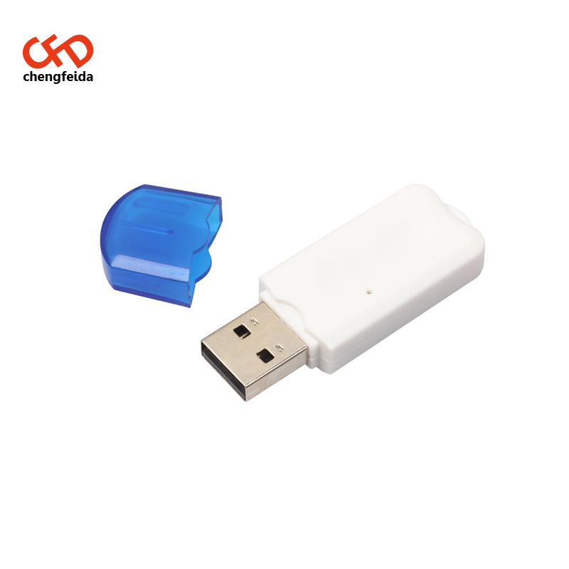 USB Bluetooth V2.1 Аудио приемник для автомобиля-белый + синий