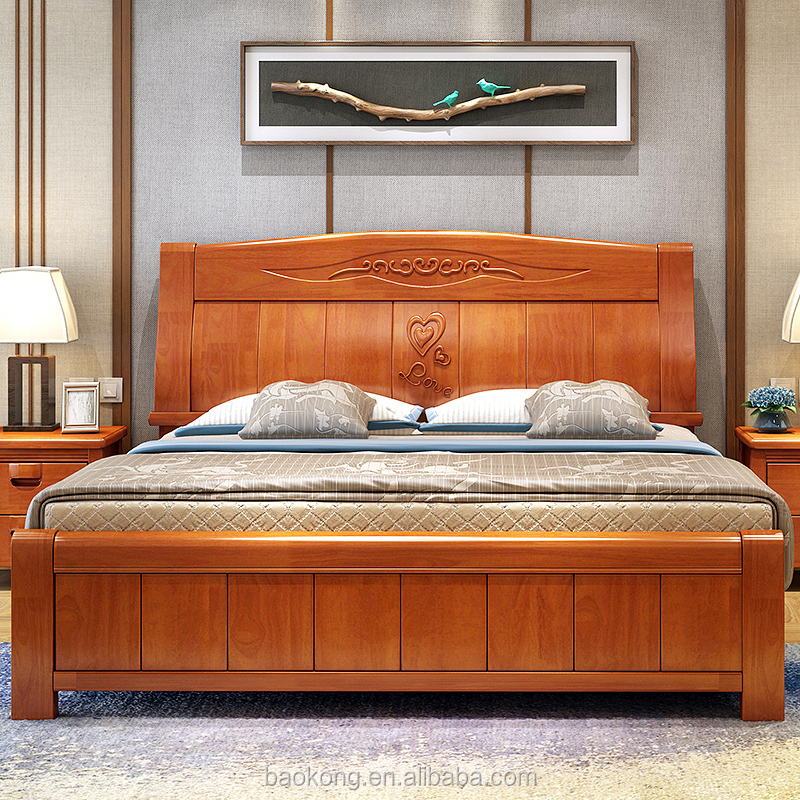 Solid wood hotel кровать