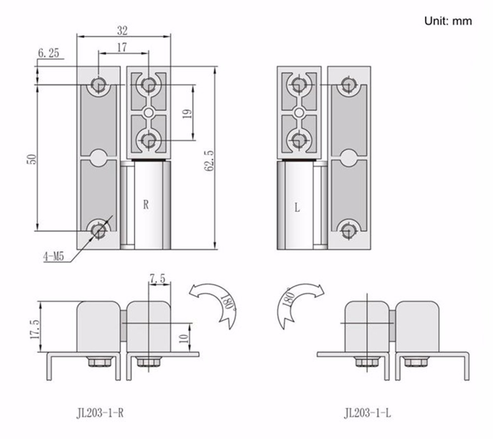 Mass production low price good quality cabinet removable hinge 2018 new design product JL203-2