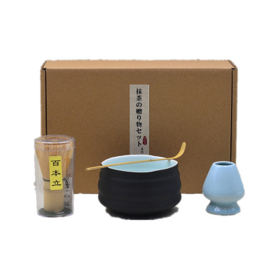 2019 современный чай Матча подарочный набор японский чайный набор Chasen Matcha с чашей, венчиком и держателем-подарочная коробка