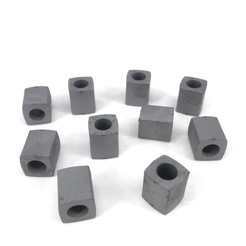 WEDM Wire Cut Machine Parts Tungsten Conductive Block Carbide OD14*Length14*Height17mm