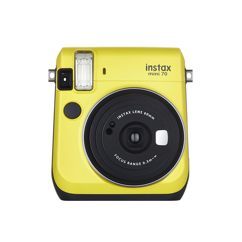 Симпатичный Цифровой микроскоп камера Fujifilm бренд instax mini70 Мгновенный фильм Камера Желтый камера