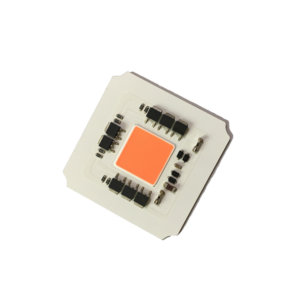 Низкое тепловое сопротивление 0.58C/W 375nm 405nm 425nm 730nm 100w полный спектр светодиодов cob