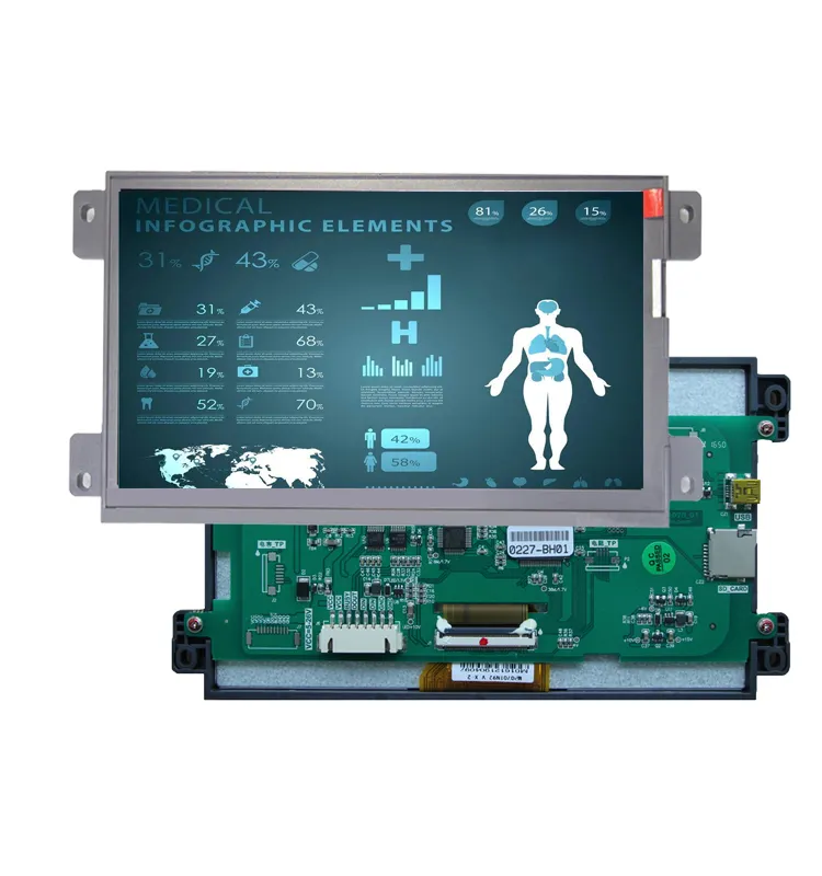 PLC HMI с интеллектуальным tft ЖК-модулем с программным обеспечением и программой