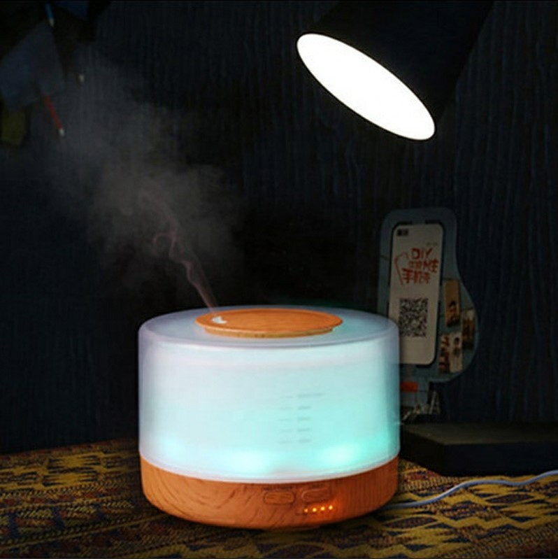 Top Quality Hot Sale Aroma Diffuser 500ML Customized 7 Colors Led Lamp Changing With Eco Friendly Bpa Free Materials Difuser