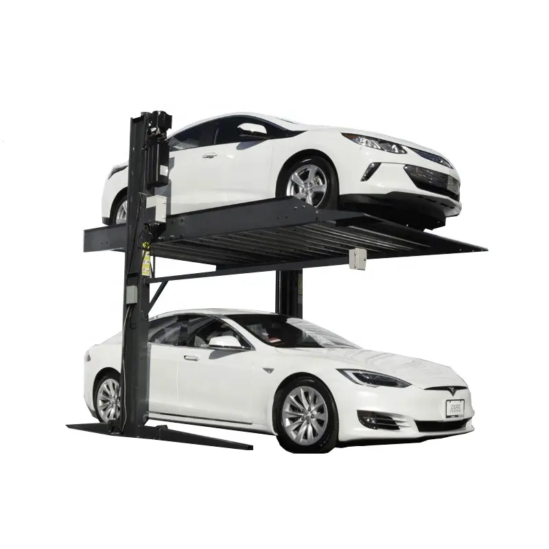 Double deck stack park car parking lift system