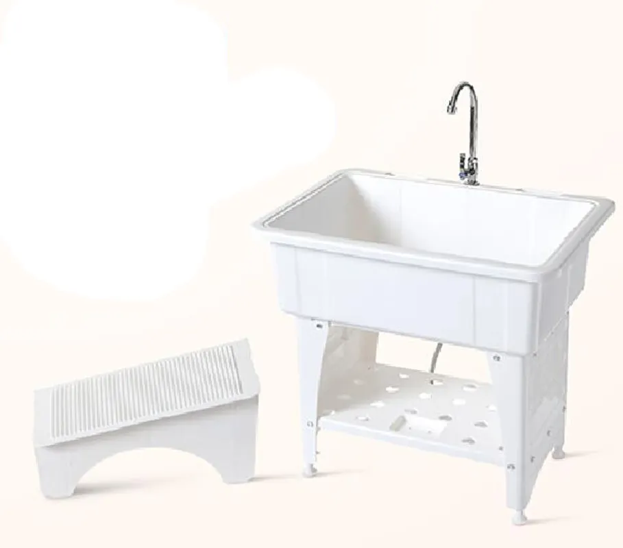 sinks bathroom Plastic laundry tub wash sinks with a wash board