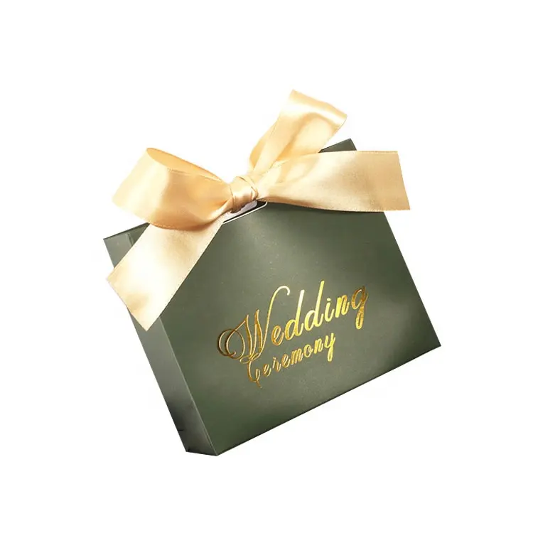 Factory Price Eco friendly Custom Printed Wedding Birthday Gift Paper Necklace Jewelry Bag with Gold Hot Foil Logo