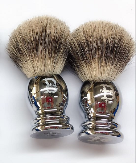 High Quality Men Barber Tool Badger Hair Vegan Shaving Brush Plastic Handle