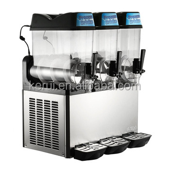 3 bowls 12L best seller commercial frozen slush drink machine with CE certificate LED light