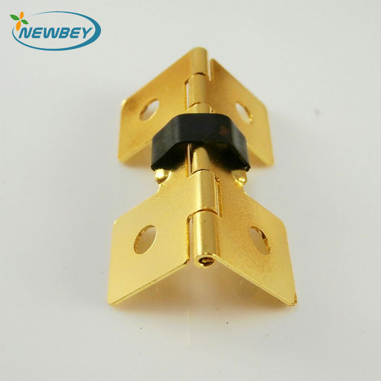 Hotsale small jewelry box hinges spring hinges D01 with four holes