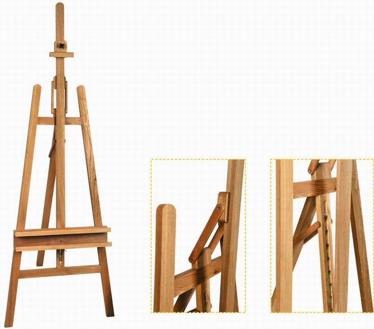 Hiqh Quality Beech Wood Studio Easel antique wooden easel