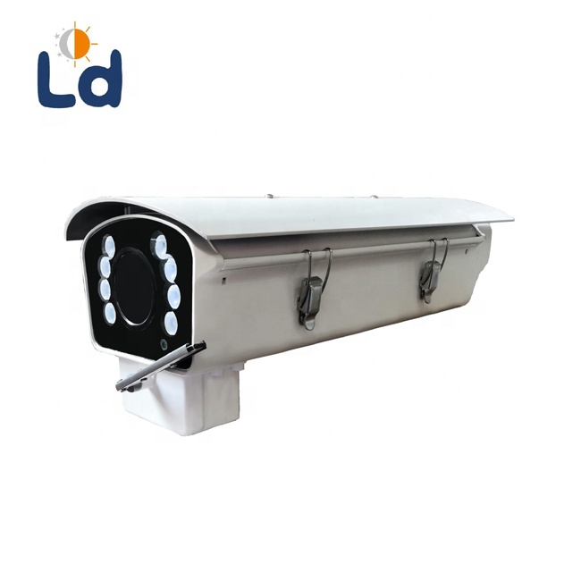 IP66 двойной S-LD132 напряжения алюминиевый Тяжелый Корпус камеры видеонаблюдения с инфракрасным светодиодом и стеклоочистителем