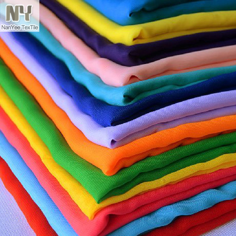 Текстиль Nanyee, оптовая/розничная продажа, $1 за ярд, 75D полиэфирная простая шифоновая ткань