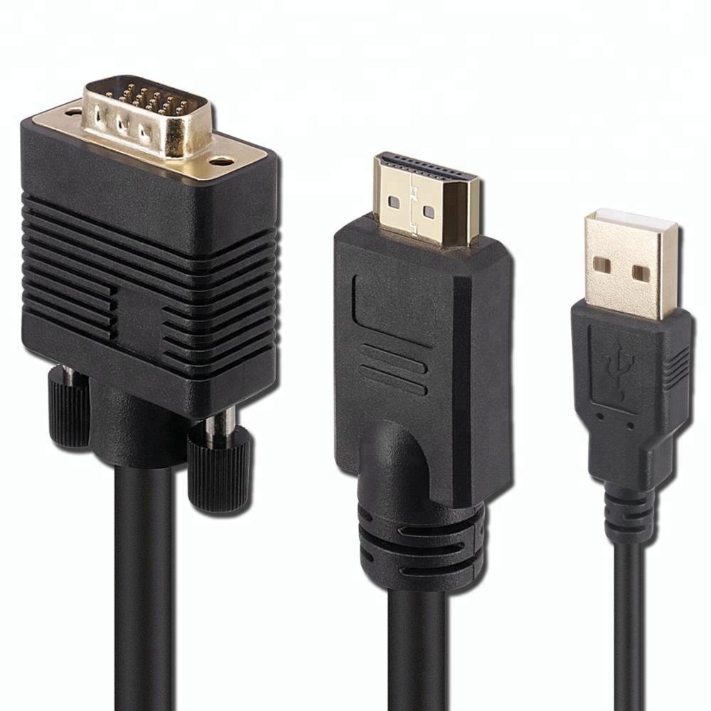 Кабель 8K HDMI-VGA с ethernet 2160P Ethernet идеально подходит для домашнего кинотеатра HDTV PS3