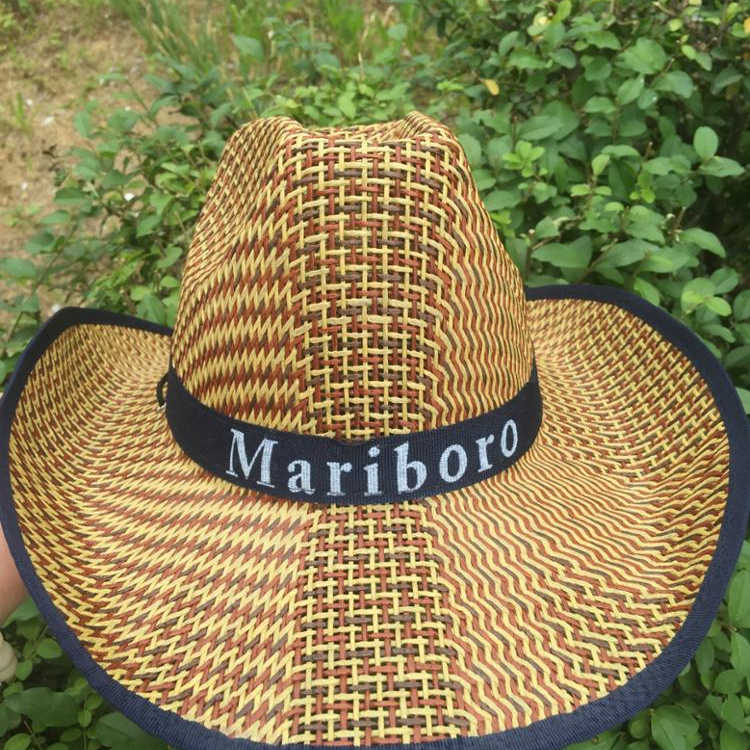 2019 NEW fashion design custom straw sun hat with string