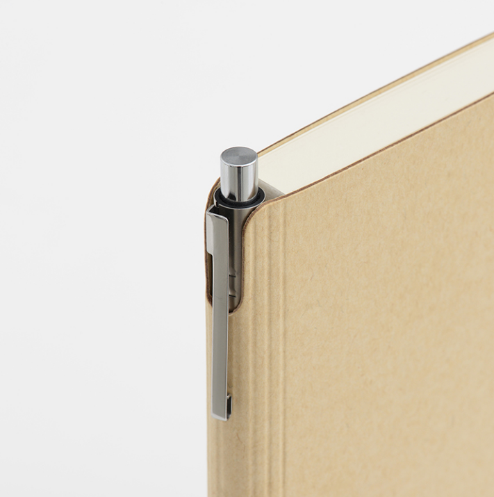 Wholesale hardcover kraft paper notebook with custom logo