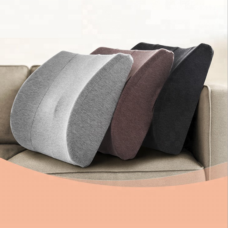 Premium Memory Foam поясничная подушка поддержки Подушка для кресла для боли в пояснице с регулируемыми двойными ремнями