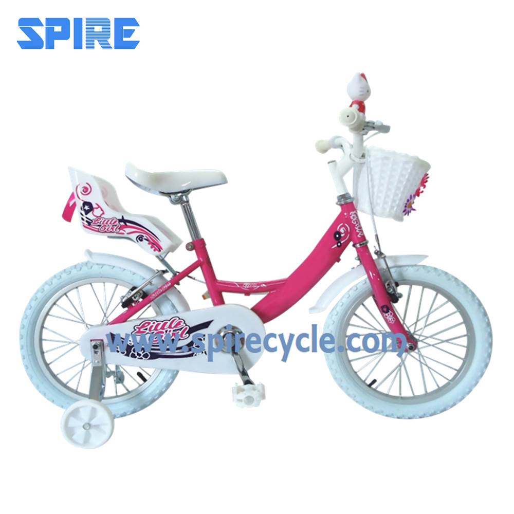 2018 New Style Bicycle with V-brake and Doll Carrier Bike for Kids Meet EN Standards
