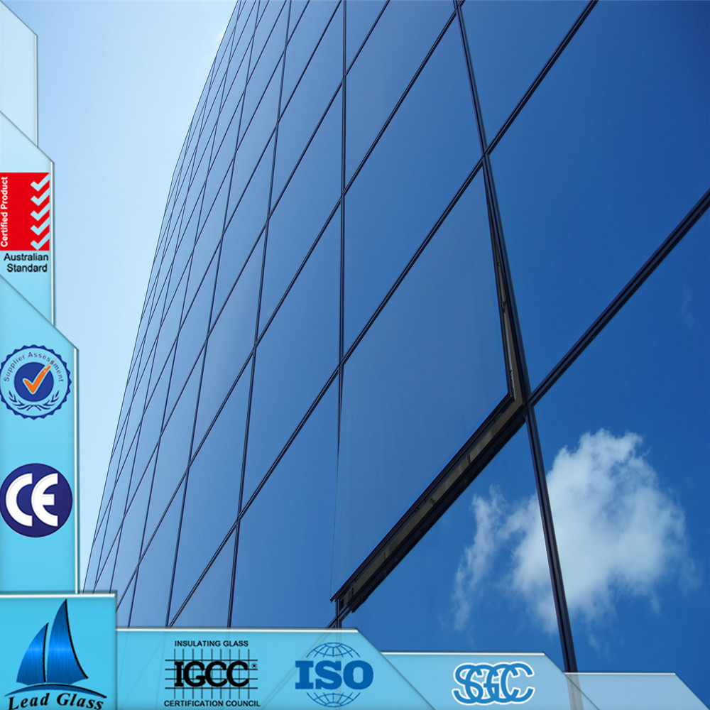 IGCC, светоотражающее закаленное изоляционное архитектурное стекло, строительное стекло, строительные стеклянные панели