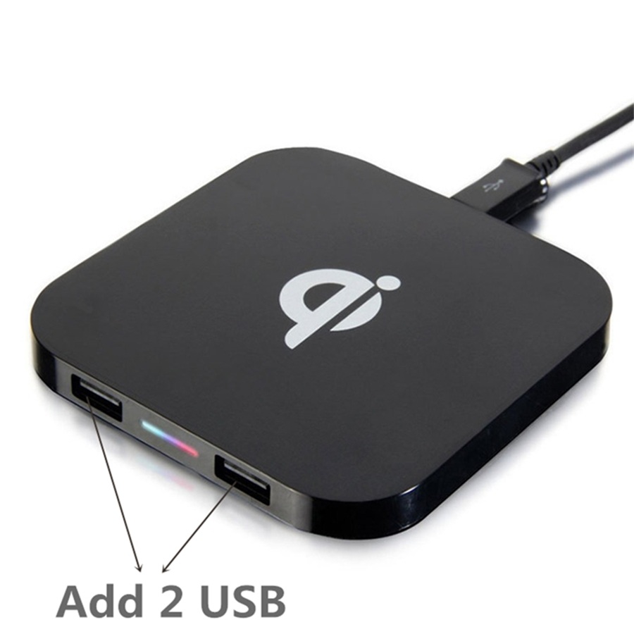 Двойной USB портативный мобильный телефон Qi Беспроводное зарядное устройство для HTC 8X