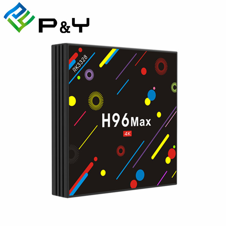 Спутниковый ресивер Smart TV Box H96 Max H2 RK3328 4г 32г Full HD 4К коробка 7.1 с беспроводной пульт дистанционного управления