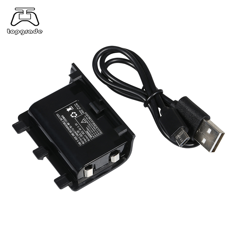 Подходит для XBOX ONE (ES) игровой контроллер емкость 1200 мАч перезаряжаемая Внешняя батарея черный белый