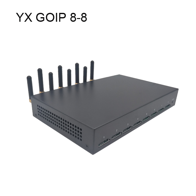 8-канальный SIP VOIP GSM шлюз GOIP 8-8 SIM-бокс
