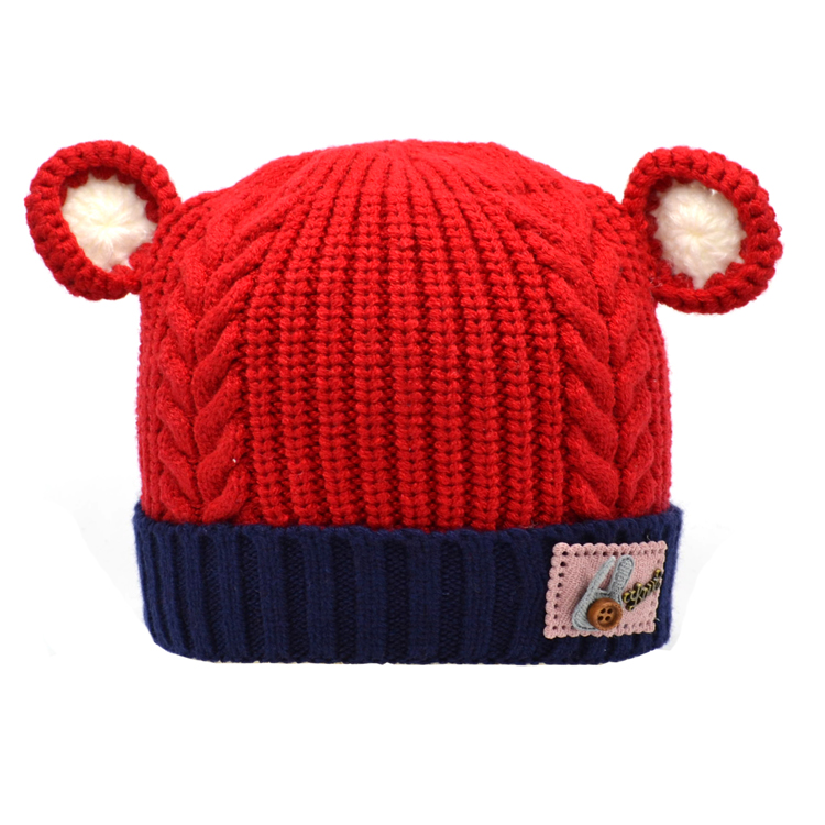 Factory Custom Wholesale Newborn Baby Beanie Knitted Baby Cap