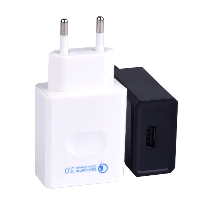 QC3.0 USB зарядное устройство 18 Вт быстрое зарядное устройство для телефона быстрой Смарт зарядки 5V3A/9V2A/12V1. 5A EU/US/AU/UK