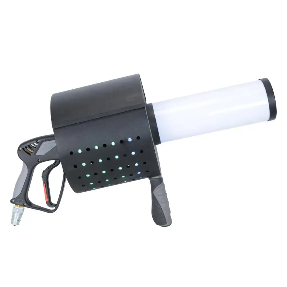 Светодиод 7 цветов DJ ручной шутер CO2 confetti gun