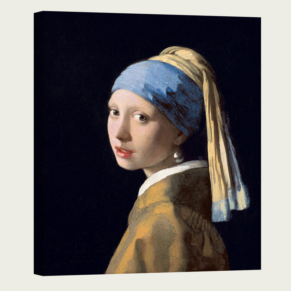 Воспроизведение знаменитой картины Jan Vermeer барокко девушка с жемчугом Серьги молочная помощь