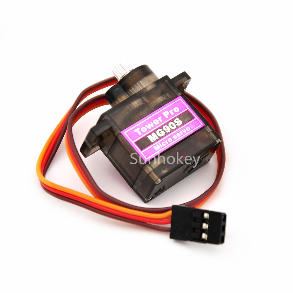 Whosesale Price MG90S 4.8V~6V 9g Micro Servo Motor mg90s RC for Robot Helicopter Airplane Controls