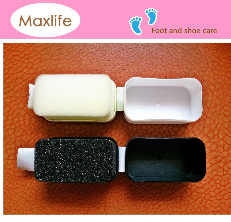 smooth leather Shoe polish sponge with natural oil,leather sponge