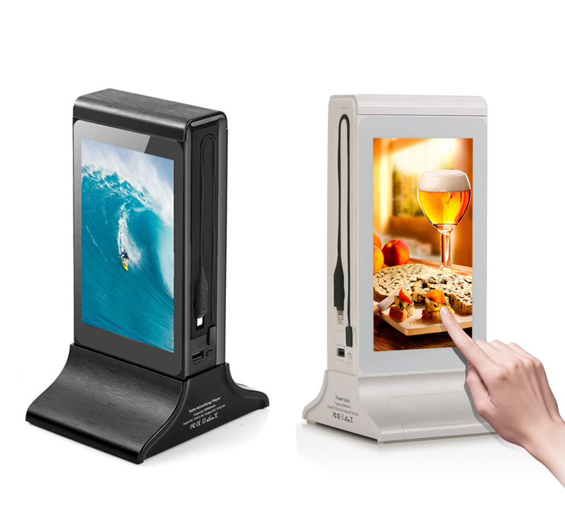 FYD-835S цифровой 7 дюймов один сенсорный экран Android WIFI реклама столика и зарядный демонстрационный меню Power Bank
