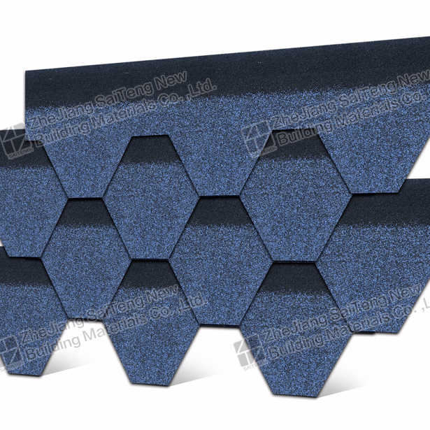 China Cheap Building Masonry Materials Supplier for Blue Mosaic Roof Tile