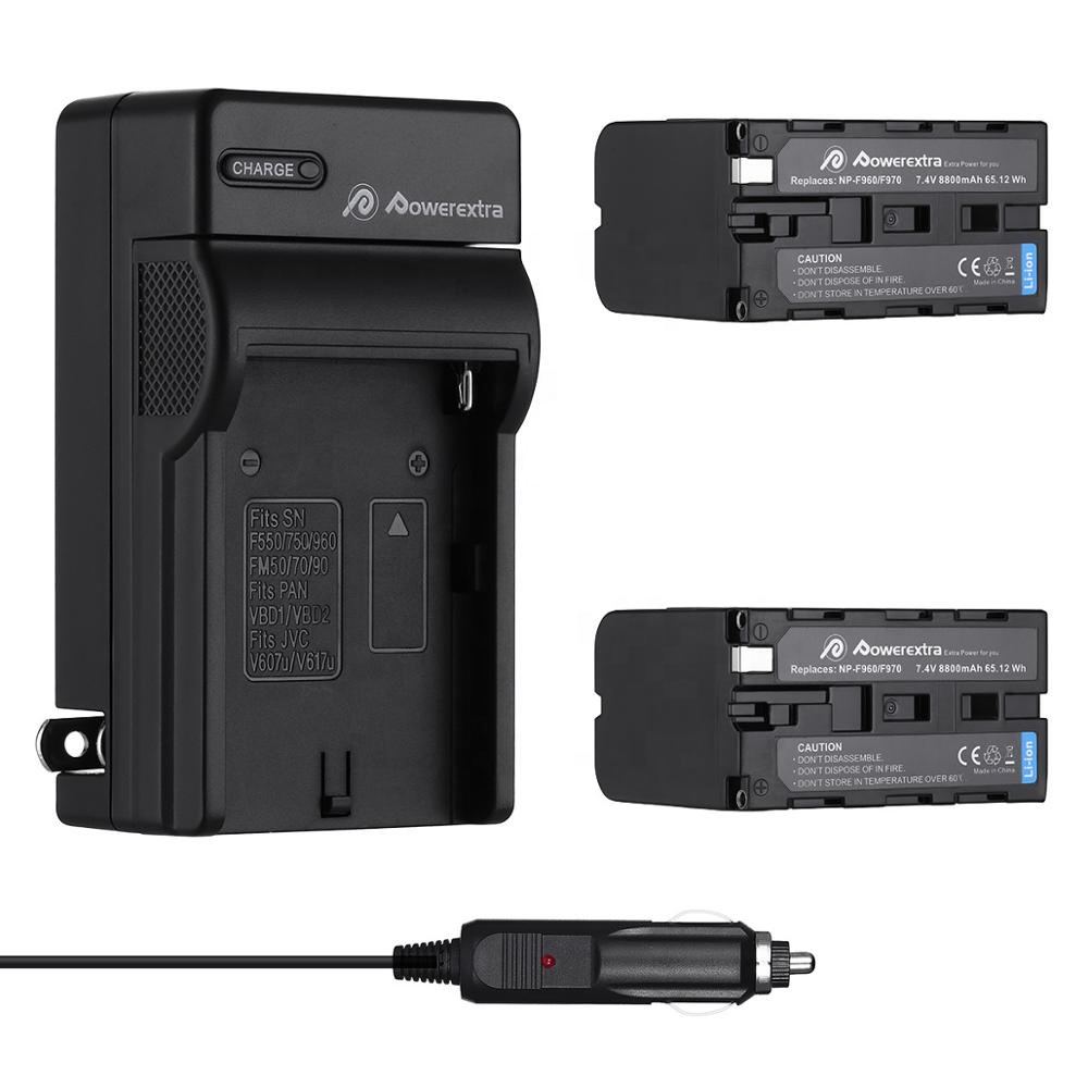 Высокая емкость 7,4 V 8800Mah перезаряжаемый литий-ионный аккумулятор батареи зарядное устройство для Sony NP-F970