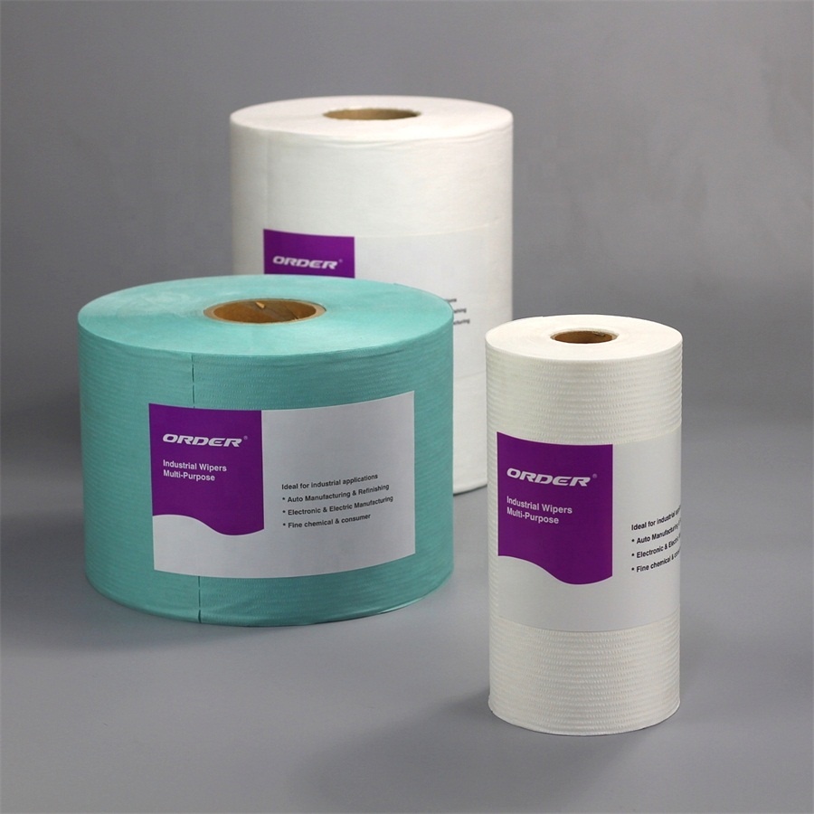 Автомойка покрытий Целлюлоза Полиэстер jumbo Roll lint-free чистящие салфетки
