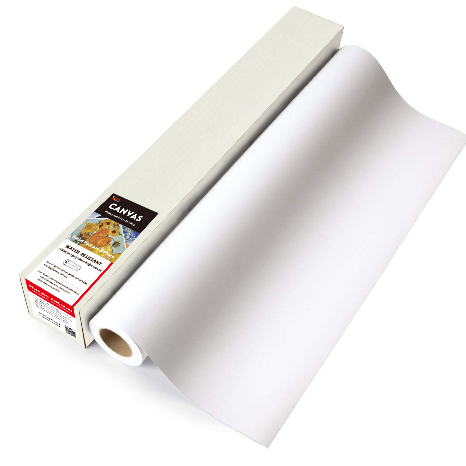 Waterproof polyester cotton blend canvas for art painting